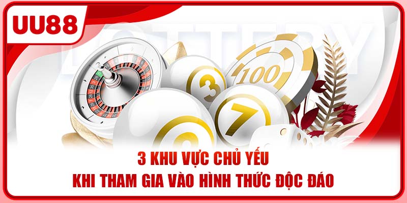 3 khu vực chủ yếu khi tham gia vào hình thức độc đáo 3 khu vực chủ yếu khi tham gia vào hình thức độc đáo